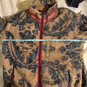 Kapital Damask Zip Up Fleece Japan Men's size Large